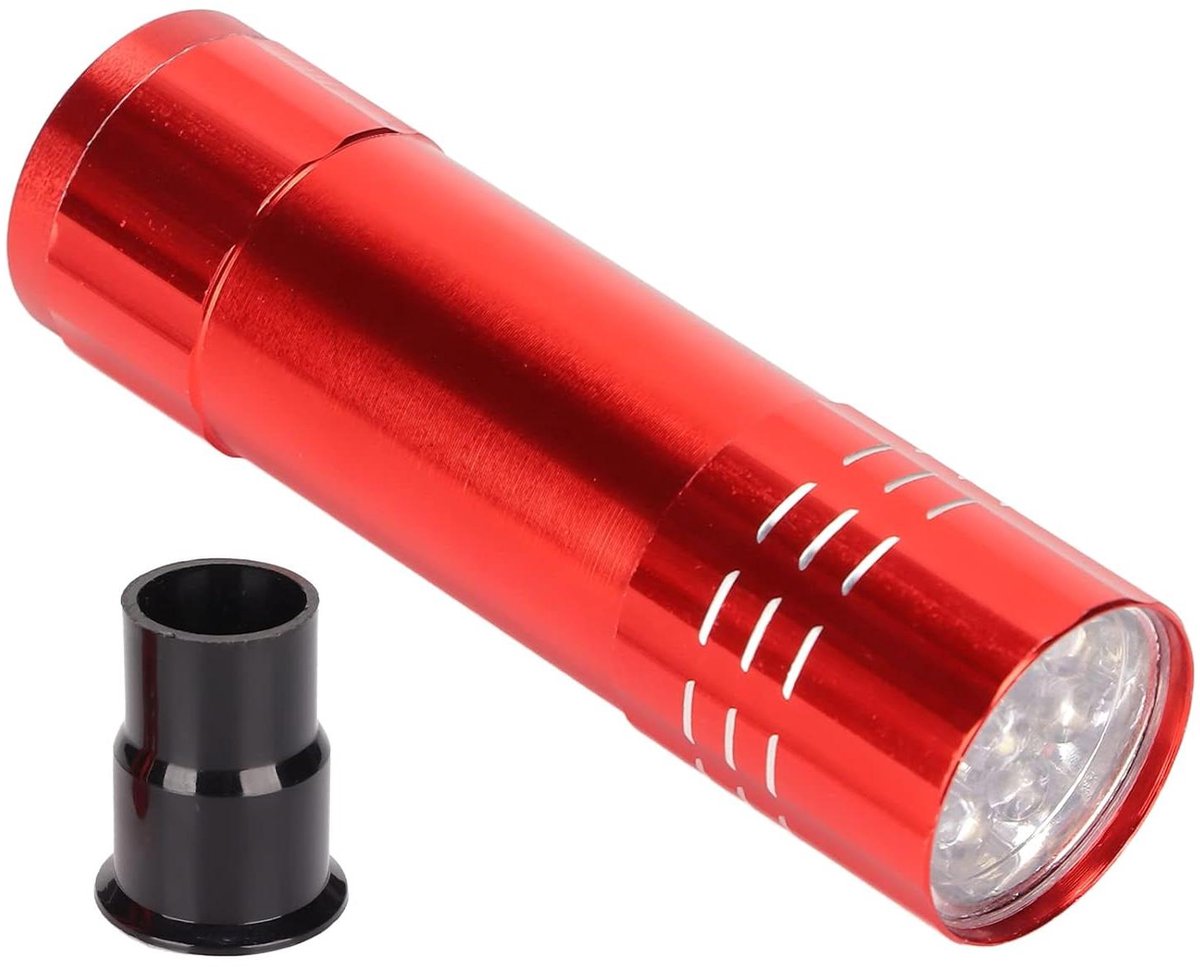 Eiertester - Candler Lamp - Embryo Observatie - Koude Lichtbron - 10x8x5 cm - Rood