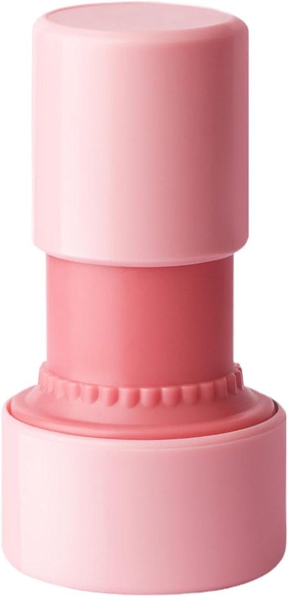 Kinderhorloge - Leerklok - Tijd Leren - Interactieve Stempels - 3 x 8 x 5 cm - Roze