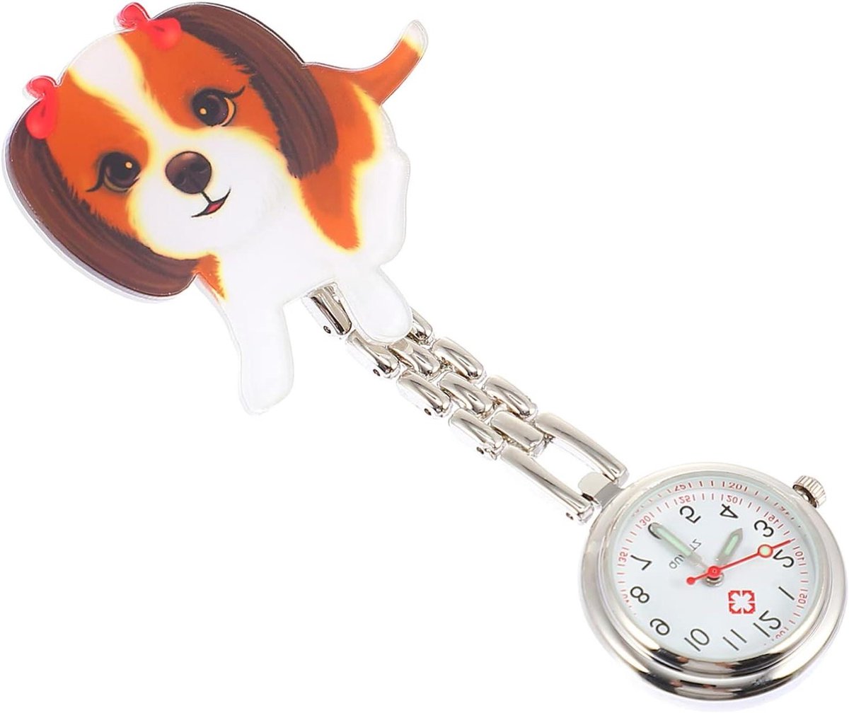 Zakhorloge Set - Verpleegster Horloge - Medisch Gebruik - Clip-on Ontwerp - 10 x 4.8 cm - Zoals Afgebeeld