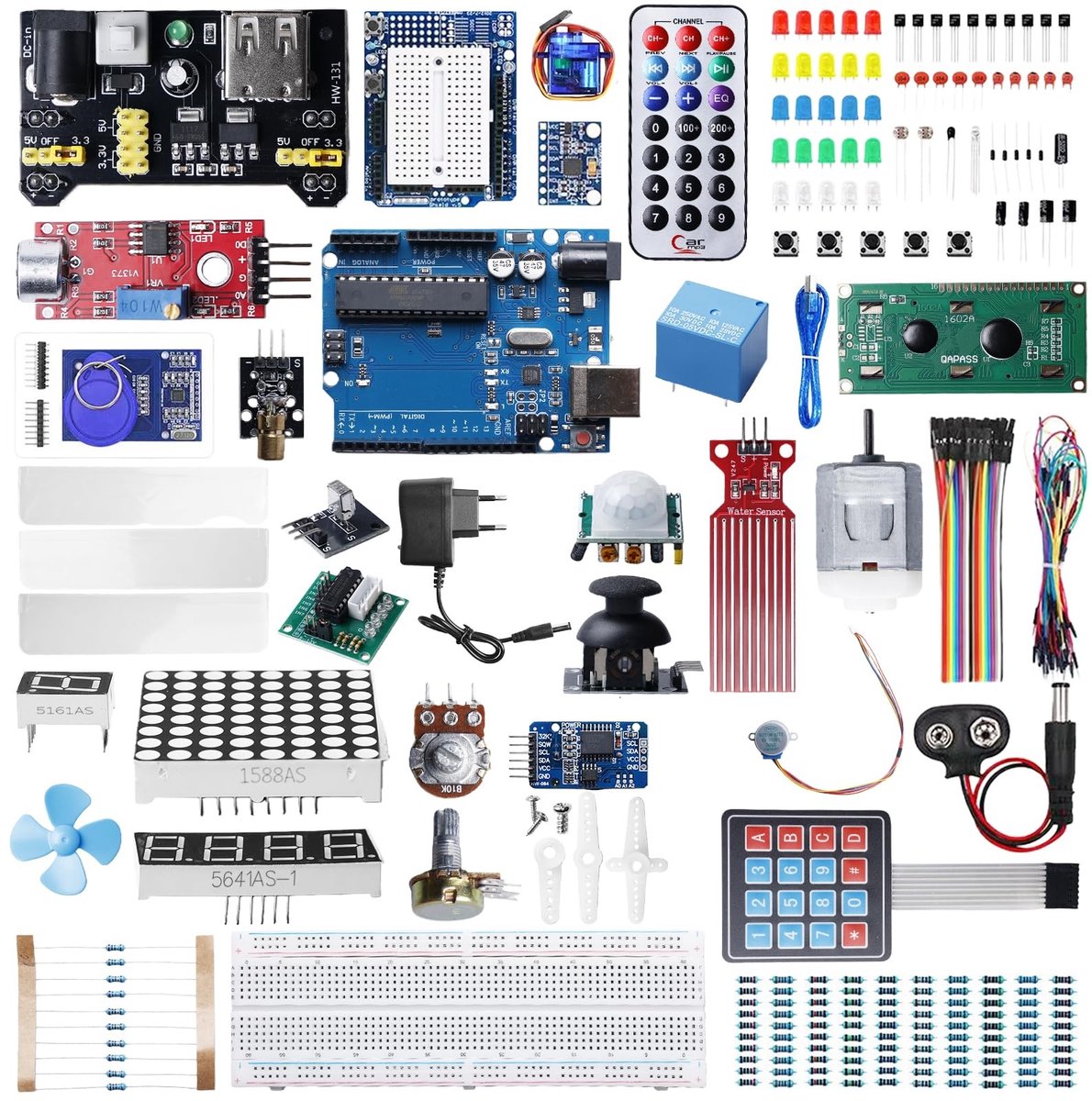 Dailygoods - Complete Starterset voor Arduino met 248 Accessoires