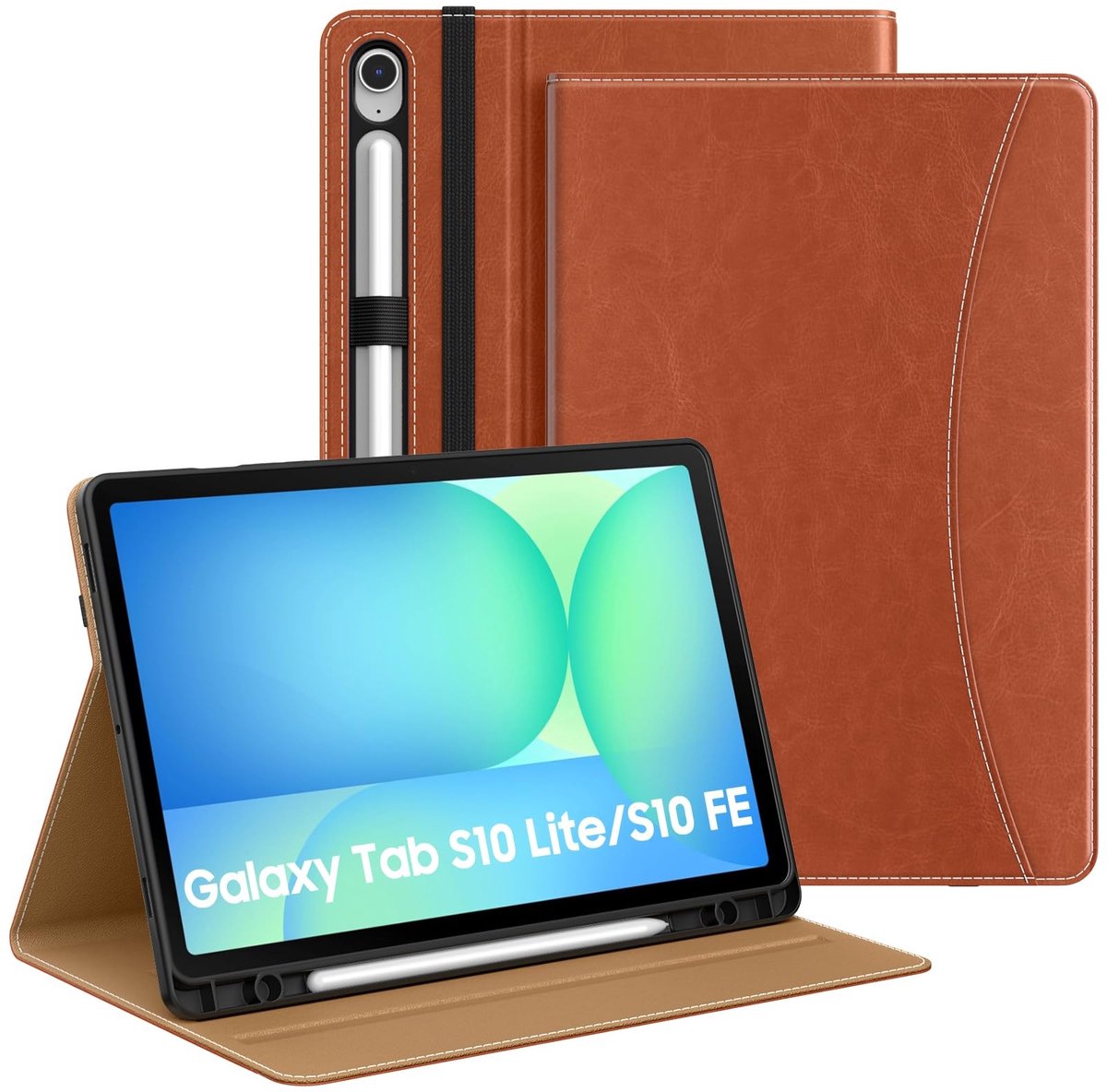 Dailygoods - Beschermhoes voor Galaxy Tab S10 Lite/S10 FE/S9 FE/S9 met S Pen Houder