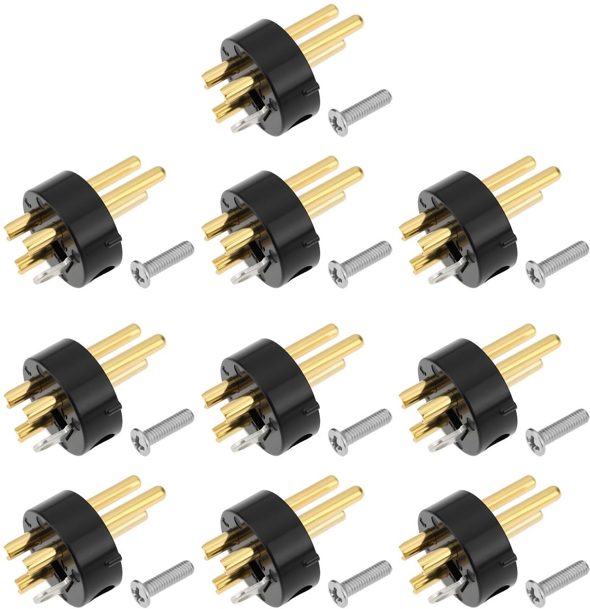 Dailygoods - 10 Stuks XLR Microfoon Plug Connectoren voor Audioapplicaties