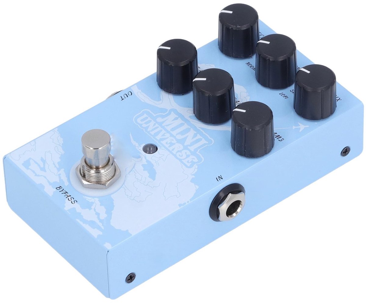 Dailygoods - Mini Universe Reverb Gitaarpedaal met 9 Authentieke Reverb-typen