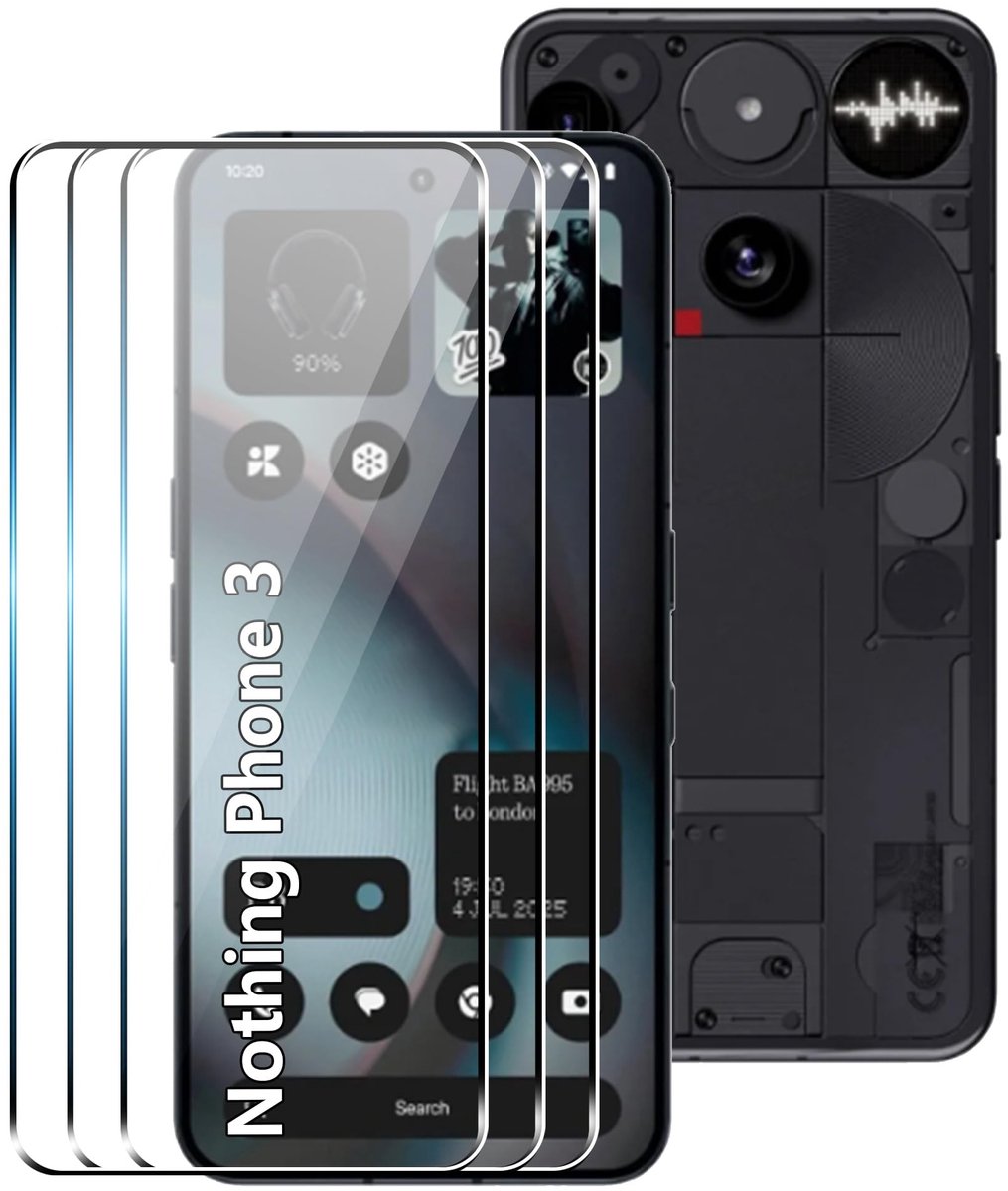Dailygoods - Gehard Glas Displaybescherming voor Nothing Phone (3)