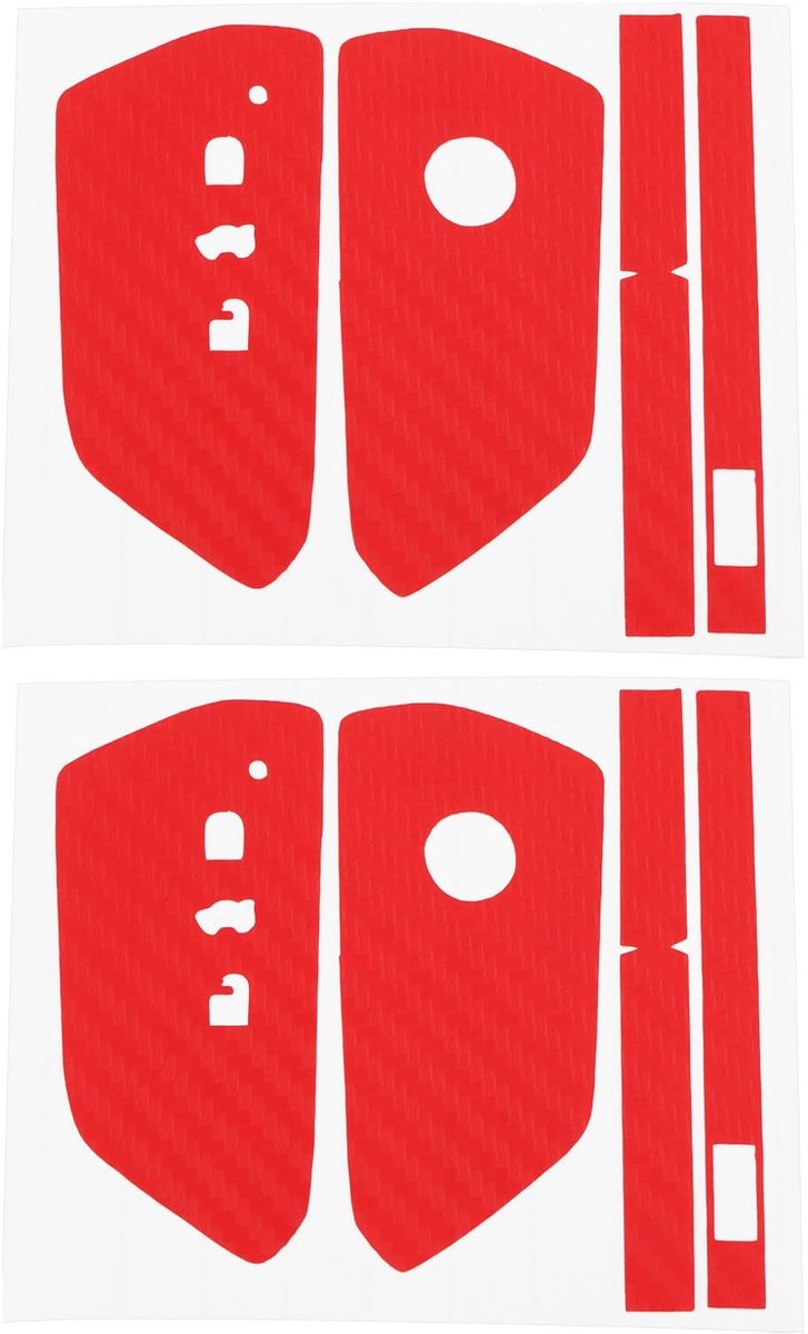 Dailygoods - Automotive Sleutelhanger Skin Protector Film Koolstofvezel Sticker