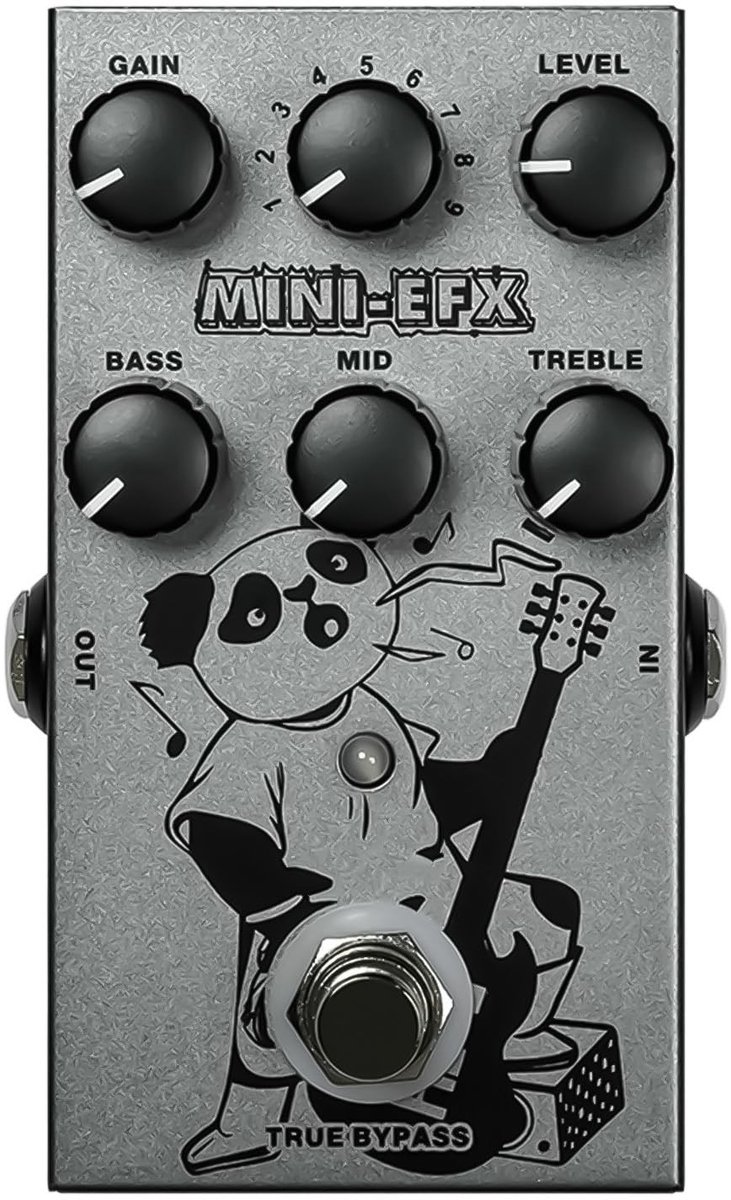 Dailygoods - Mini Gitaar Overdrive Pedaal met 9 Tonen en 3 Band EQ