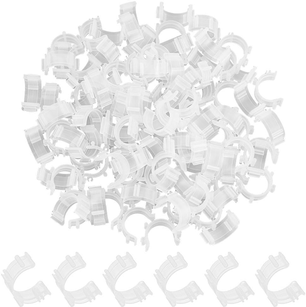 Dailygoods - 100 Stuks Duidelijke Naaispoelen Clips