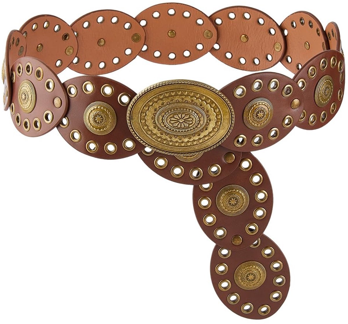 Dailygoods - Vintage Boho Disc Riem voor Muziekfestivals en Casual Outfits