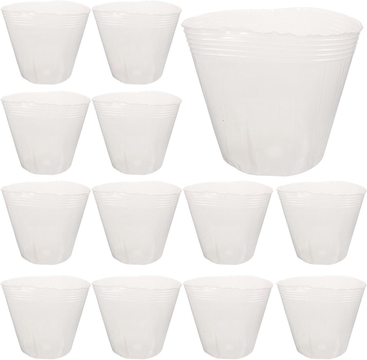 Set van 10 Herbruikbare Plastic Bloemspelden voor Planten en Potten, Ideaal voor Kinderdagverblijven en Tuinieren