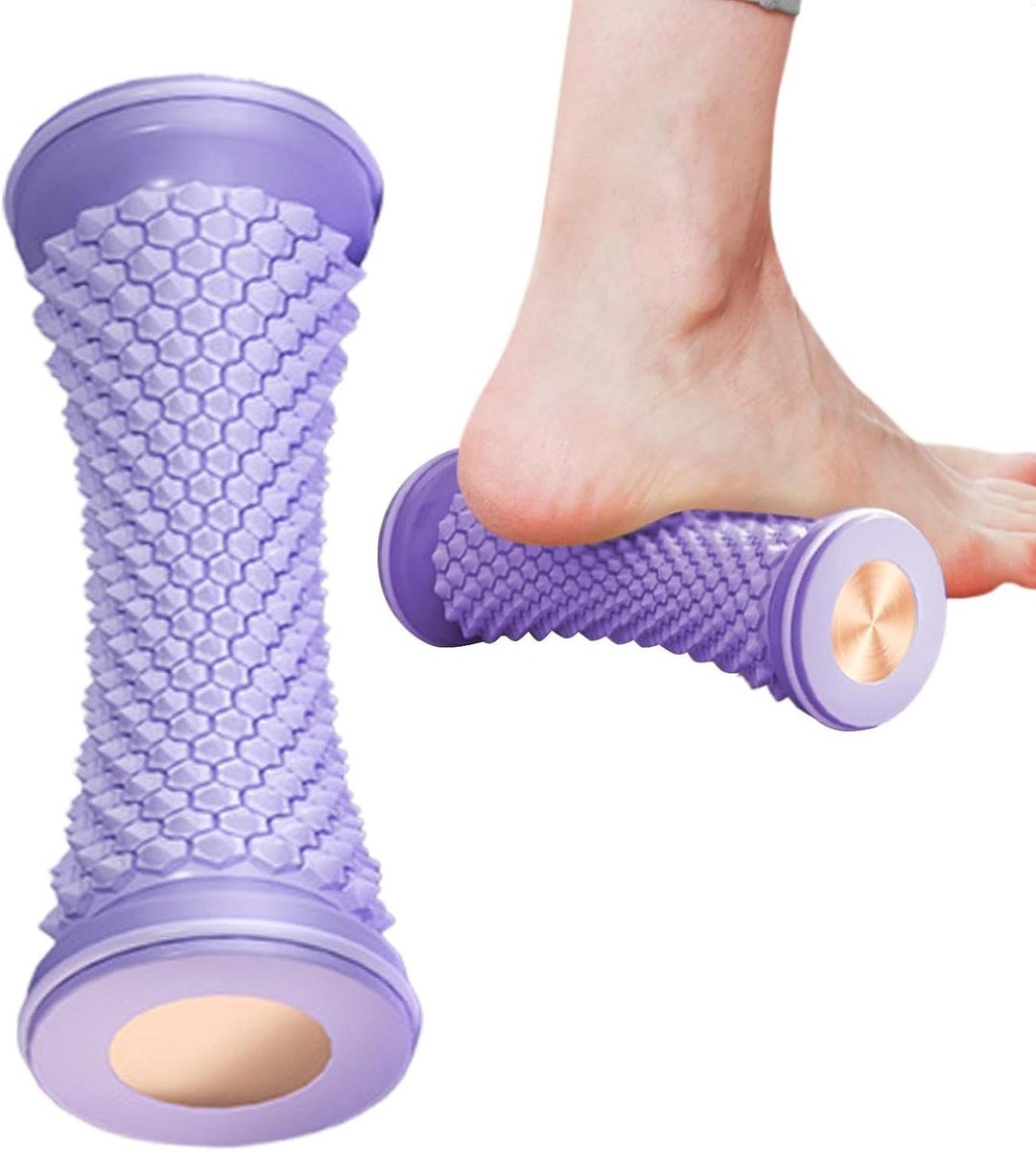 Voet Roller - Spier Roller - Ontspanning Spieren - Ergonomisch Ontwerp - 18 x 8 x 5.5 cm - Blauw