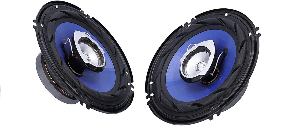 Coaxiale Luidsprekers - Autosysteem Speakers - Muziek Luisteren - 250W Vermogen 91DB - Paar - Zwart