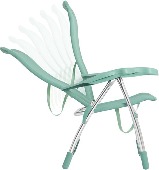 Crespo Strandstoel - AL/206 - Groen van Crespo — afbeelding 2