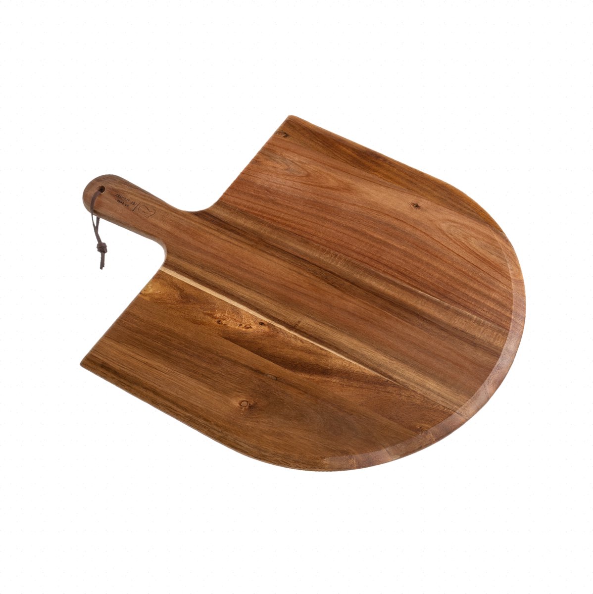 Les Plaisirs Du Chef – XL Pizzaplank van Acaciahout 35,5 × 48,5 cm – Grote Houten Pizzaschep & Serveerplank – Natuurlijk & Duurzaam – Ideaal voor Pizza, Brood & Flammkuchen