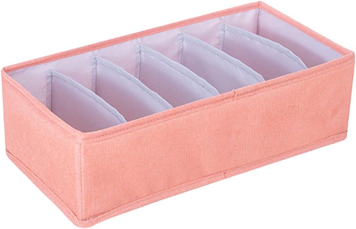 Kast Organizer - Opbergdozen - Kleding Opbergen - Wasbaar en Opvouwbaar - Meerdere Vakken - Roze
