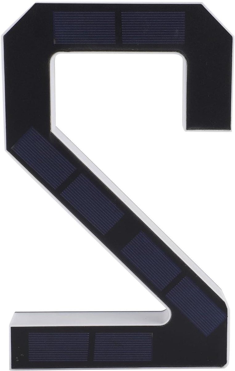 Huisnummer Verlichting - Adresbord Licht - Huis Identificatie - Automatische Sensor - 9 Inch - Zwart
