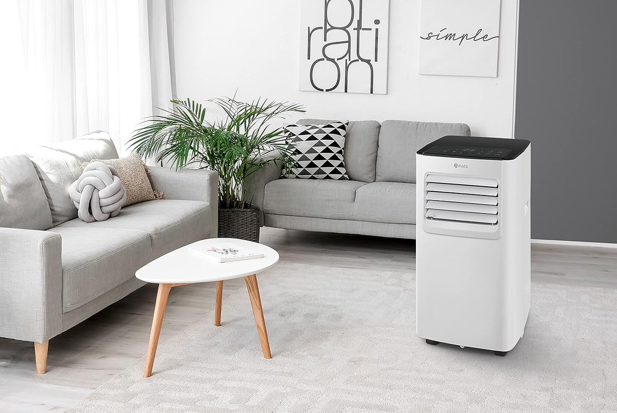 Mobiele Airco - Verkoeler Ontvochtiger - Ruimte Koelen - Energieklasse A - 7000 BTU - Wit — afbeelding 3