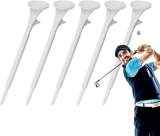 Golf Tees - Trainingspinnen Bal - Golfspel Verbeteren - 18 Graden Hoek - 5 Stuks - Niet gespecificeerd van GOLF — afbeelding 5