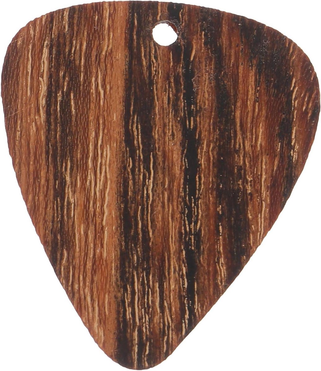 Houten Plectrum - Vinger Picks - Gitaar Spelen - Ergonomisch Ontwerp - 3x2x0.2CM - Bruin