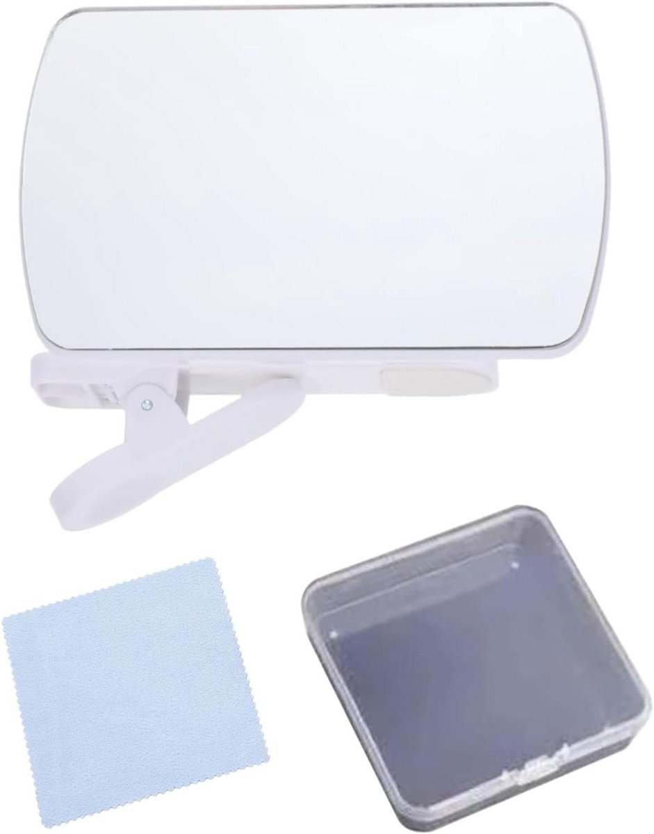 Telefoon Camera Reflector - Spiegel Klem - Creatieve Fotografie - Flexibele Hoek - 15 x 15 x 15 cm - Zwart