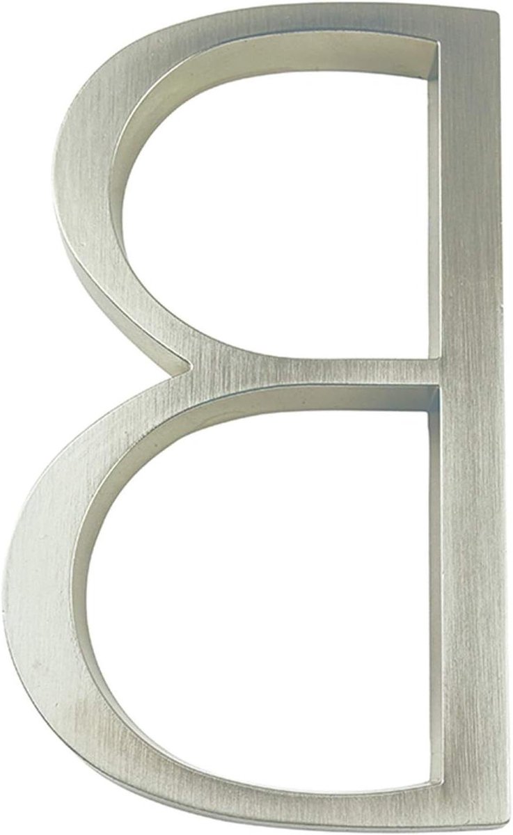 Huisnummer - Adresbord Deur - Huis Herkenbaar - Modern Lettertype - 12 cm - Zwart
