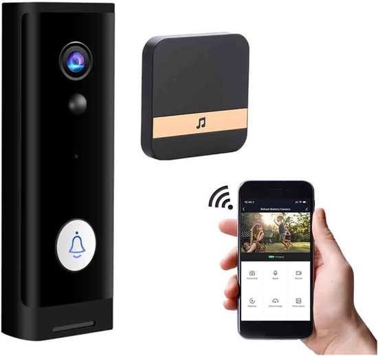 Draadloze Deurbel - Video Intercom - Toegangscontrole Huis - 1080P HD Camera - Inclusief 64GB - Optie 5 — afbeelding 5