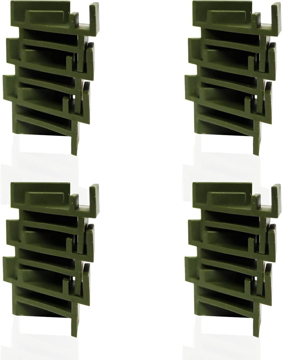 Ladestapelaars - Vriezer trays - Voedsel invriezen - Verticaal stapelen - 12 stuks - Groen