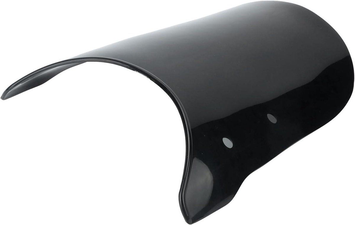 Motorfiets Windscherm - Koplamp Deflector - Comfortabel Rijden - 3mm Krasbestendig ABS - 5-7 Inch Koplampen - Zwart