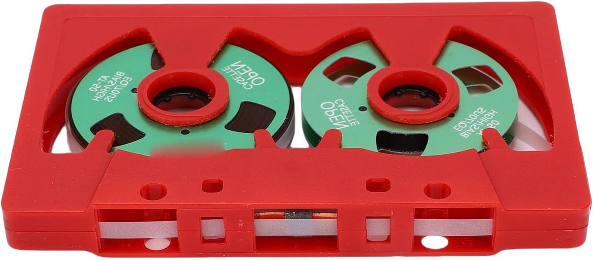 Cassettebandje Opnemen - Muziek Tape - Geluid Archiveren - 50 Minuten Opname - 1 Stuk - Zwart