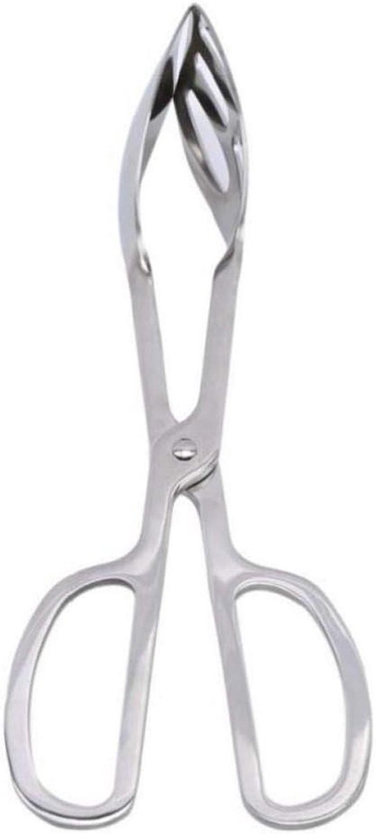 Kooktang - BBQ tang - Eten serveren - Schaarvorm ontwerp - 25 cm - Zilver