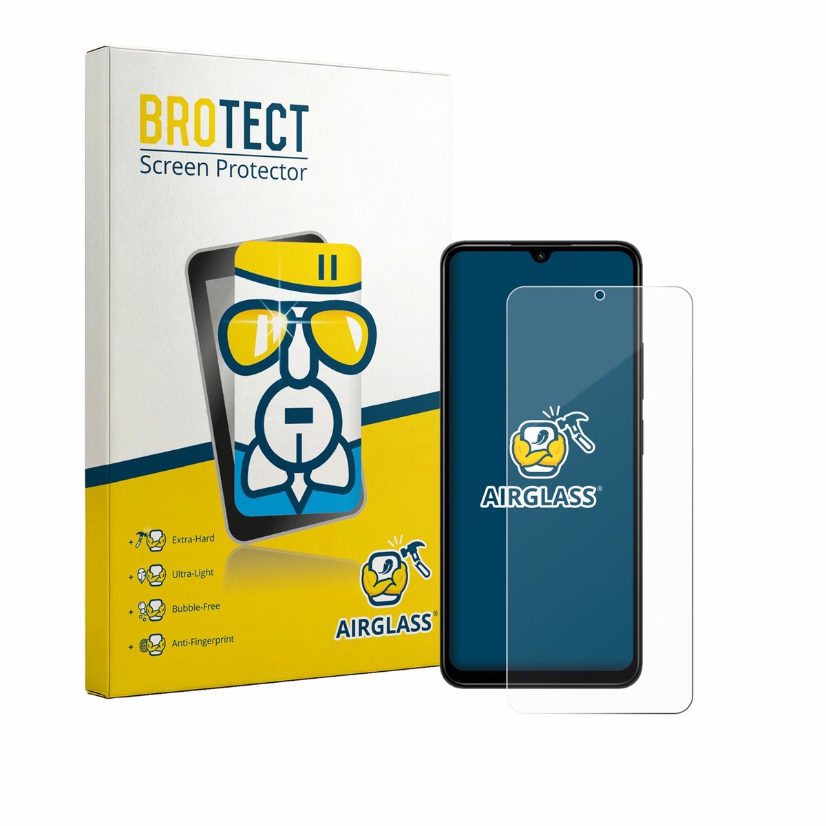 Screenprotector voor Xiaomi Redmi A3 Pro Beschermglas transparant