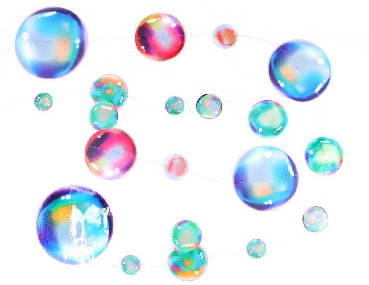 Allecto - Onderwater Bubble Garlands - Feestdecoraties - Kleurige Stringversiering - Babyshowers - Decoratief voor Feesten - Geschikt voor Kinderen...