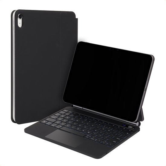 Housse clavier tablette Accezz - Convient pour Apple iPad 11 2025 A16 / iPad 10e génération (2022) 10,9 pouces - Clavier Bluetooth magnétique