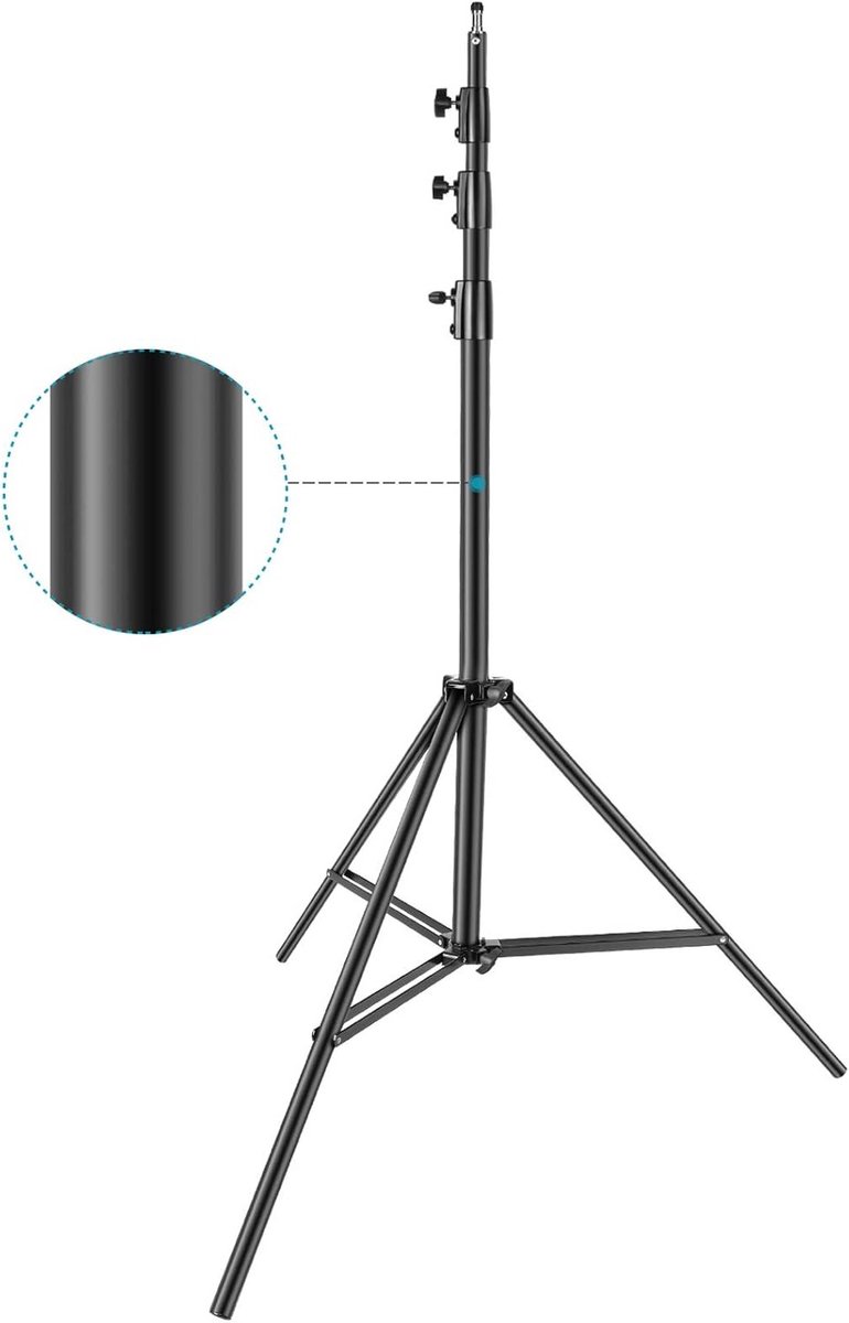 Verstelbaar Fotografie Statief 4m - 1/4" Schroef, Maximaal 10 kg Draagkracht