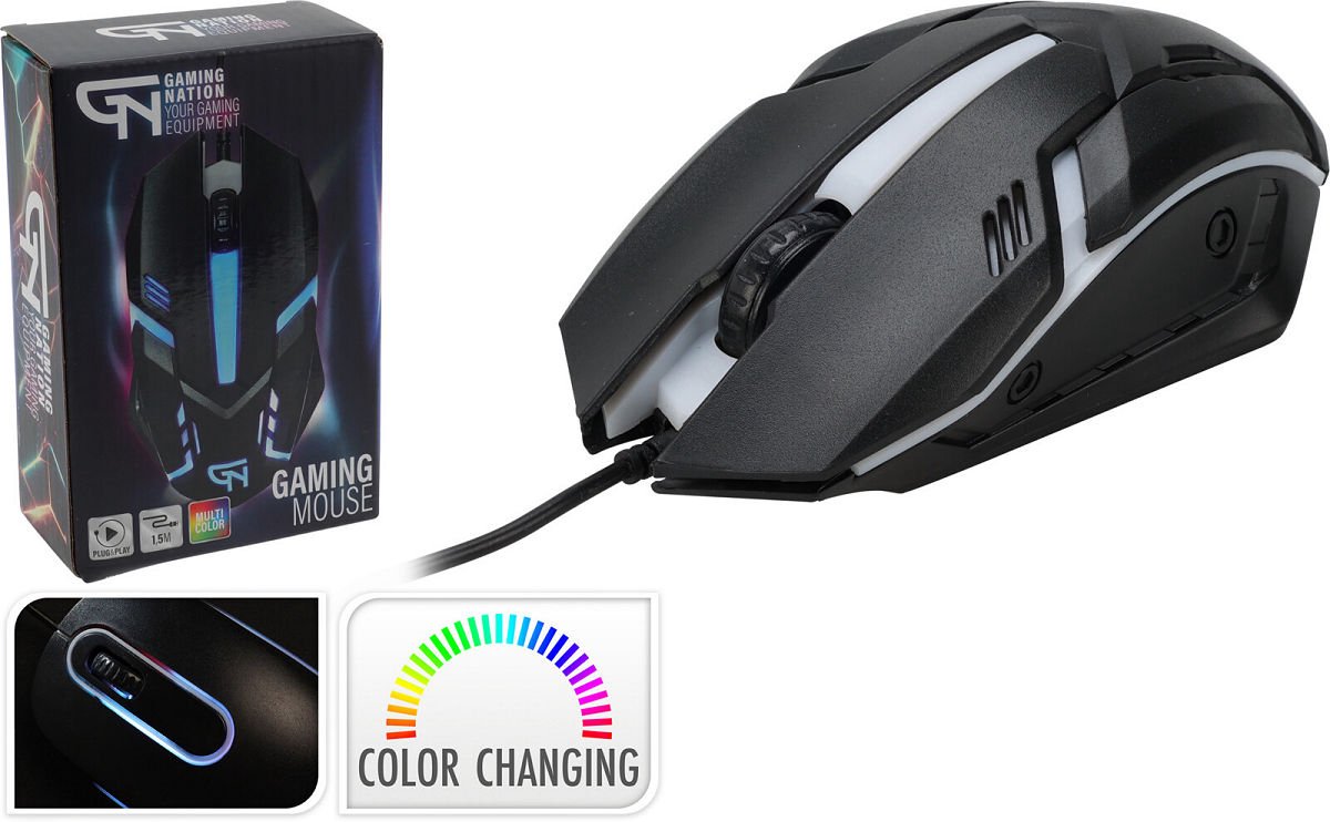 Game computer muis met licht - gaming accessoire voor pc.