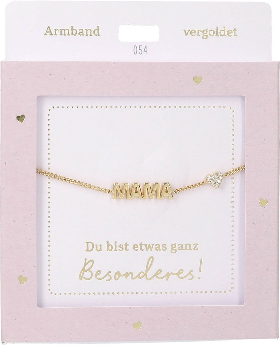 Depesche armband goud Mama cadeau voor meisjes en dames.