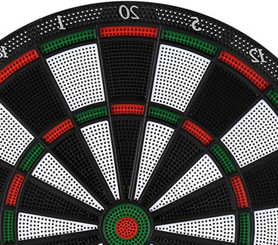 Elektronisch Dartbord Met LCD Scorebord - Dartspel Voor Thuis - Inclusief 6 Darts - Elektrisch - Softtip van Merkloos — afbeelding 2