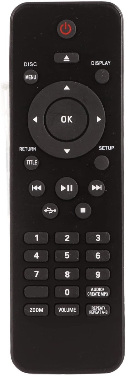 ONF3 - Universele Afstandsbediening - Vervanging Afstandsbediening - Ideaal voor Dvd-spelers - Lichtgewicht en Duurzaam - Geschikt voor Diverse ...