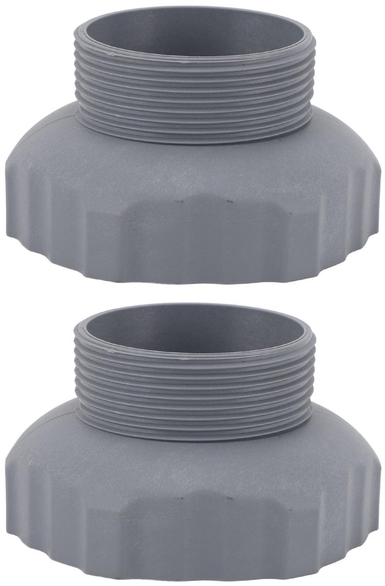 aladdien - Zwembadslangadapter - 2 stuks - Perfect voor bovengrondse zwembaden - Kunststof - Zwembadaccessoire - Optimale aansluiting - Geschikt voo..