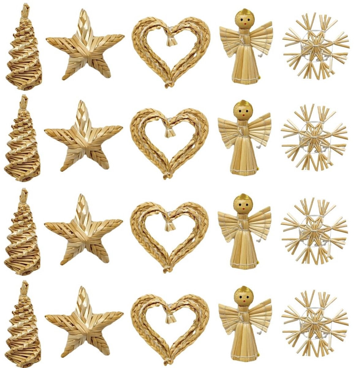 aladdien - Kerstdecoraties - Leuke Hanger Versieringen - 20 Stuks - Voor de Boom - Feestdagen - Geschikt voor Kerst - Decoratie