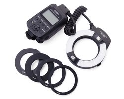 Allecto – Macro Ring Flitslicht – Flitser – Geschikt voor Canon – YN-14EX – Ideaal voor Macro Fotografie – Professioneel Licht