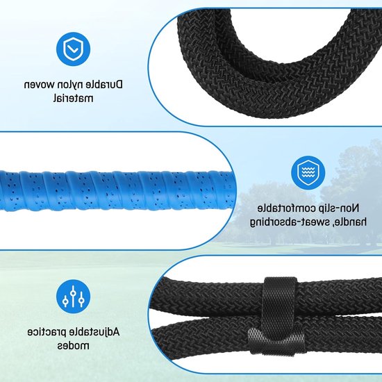 SnelShoppen - Golf Grip Training Aid, Swing Trainer, Velocity Grip Golf, Speed Sticks voor Indoor en Outdoor Training, Golf Training Equipment voor Ma van Snelshoppen — afbeelding 4
