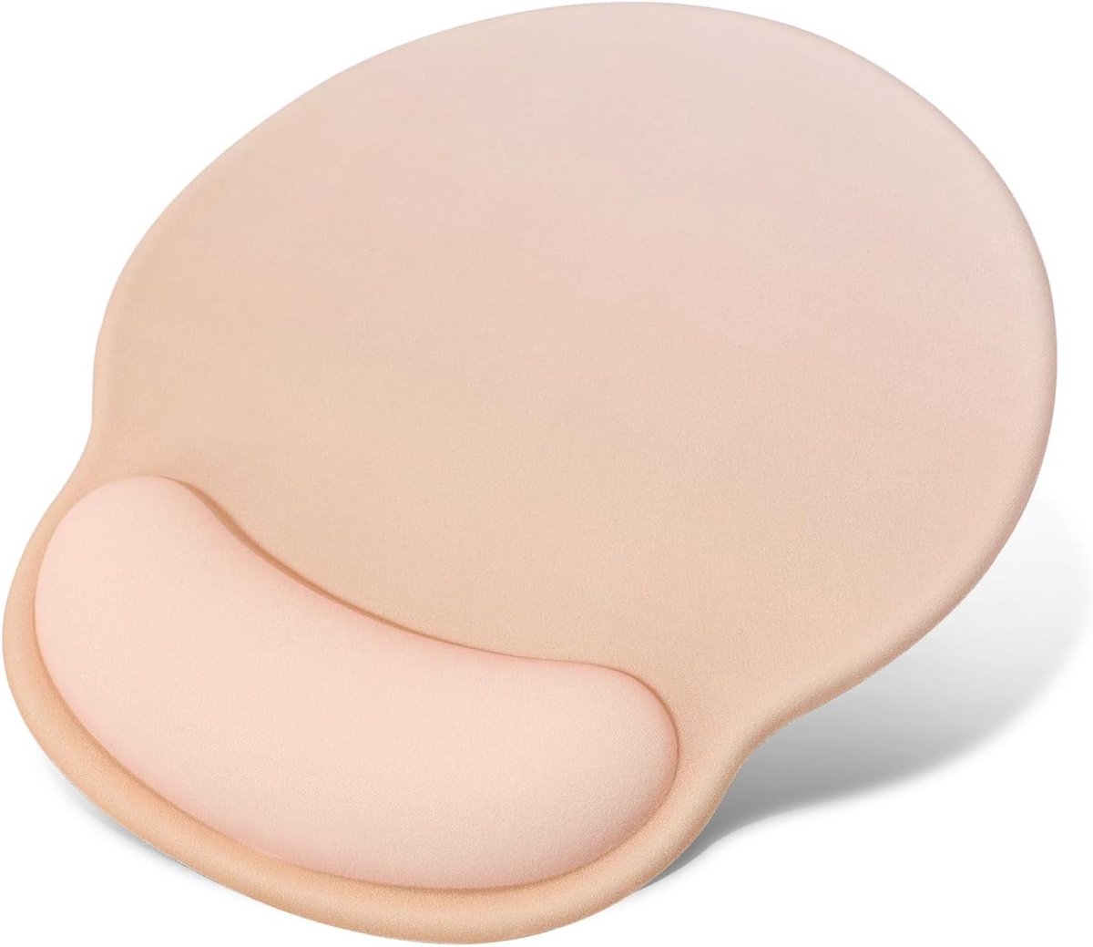 Ergonomische Muismat met Gelvulling, Comfortabele Polssteun, Ideaal voor Gaming en Kantoorgebruik, Lichtgoud