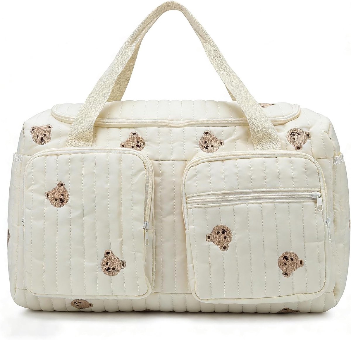 Schattige Padded Luiertas voor Vrouwen - Lichtgewicht Weekendtas voor Baby en Ziekenhuisgebruik, Ideaal voor Binnen en Buiten