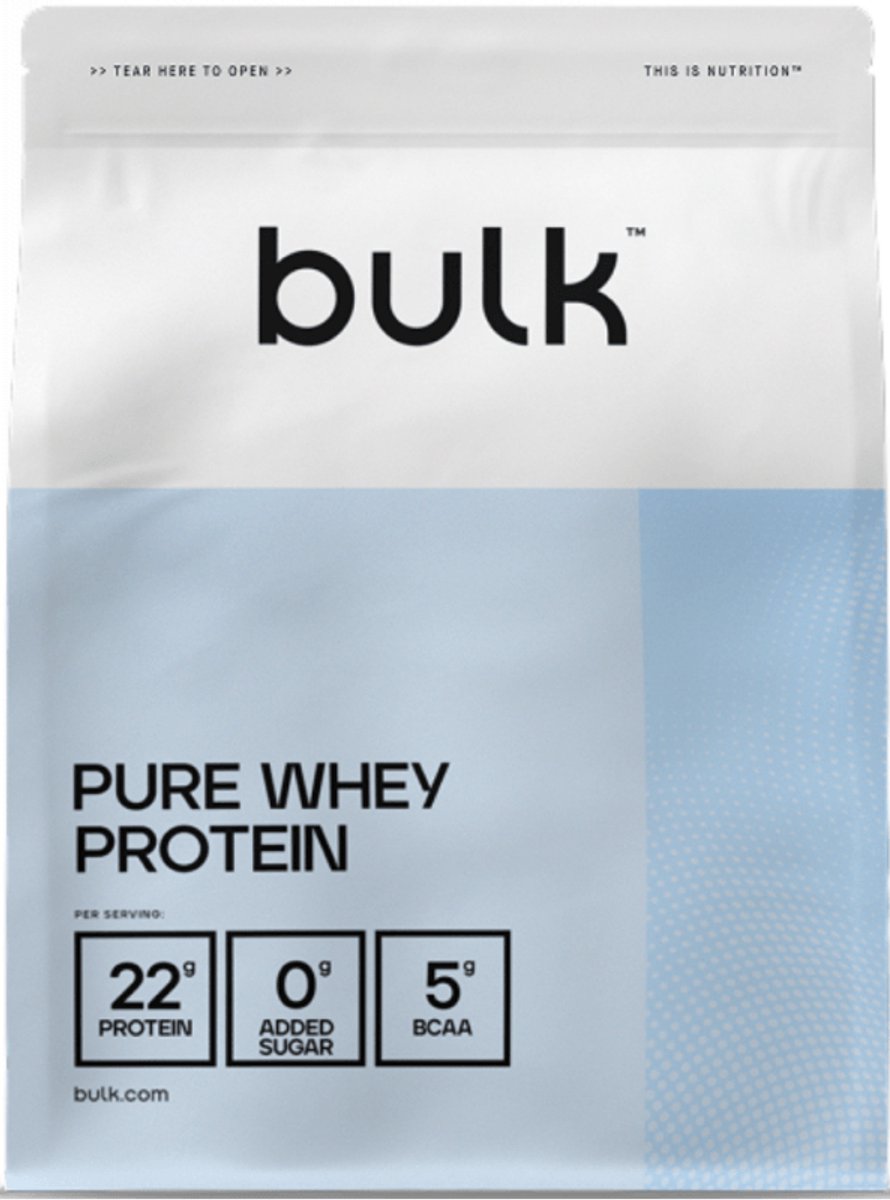 Bulk Pure Whey Protein (1000g) Unflavoured - Eiwitten - Wei-eiwit concentraat