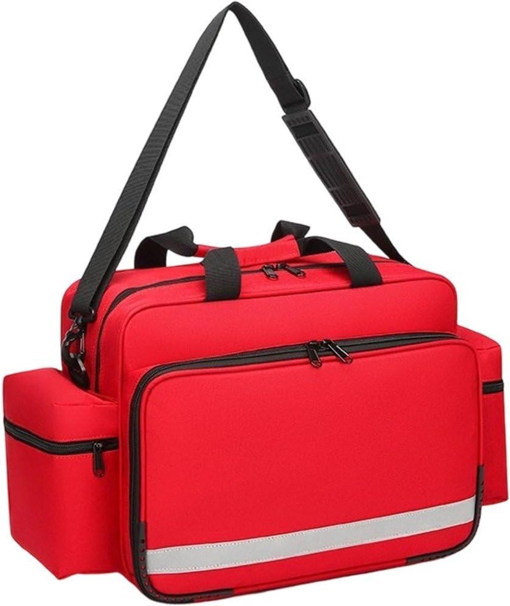 EHBO tas - Noodpakket opslag - Veiligheidsuitrusting - Waterdicht Oxford weefsel - 52x29x19cm - Rood