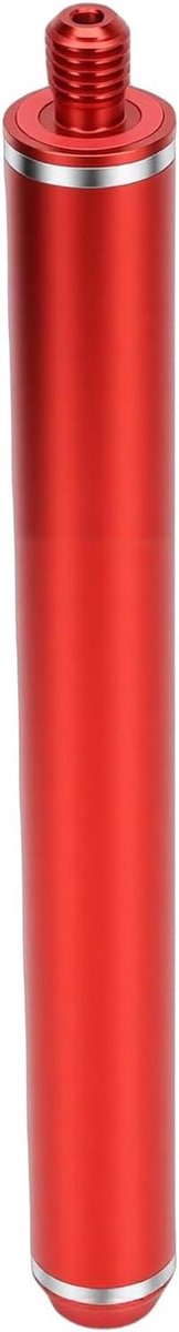 Poolkeu Verlengstuk - Biljart Keu Accessoire - Biljart Spel - Aluminiumlegering - 30 cm - Rood