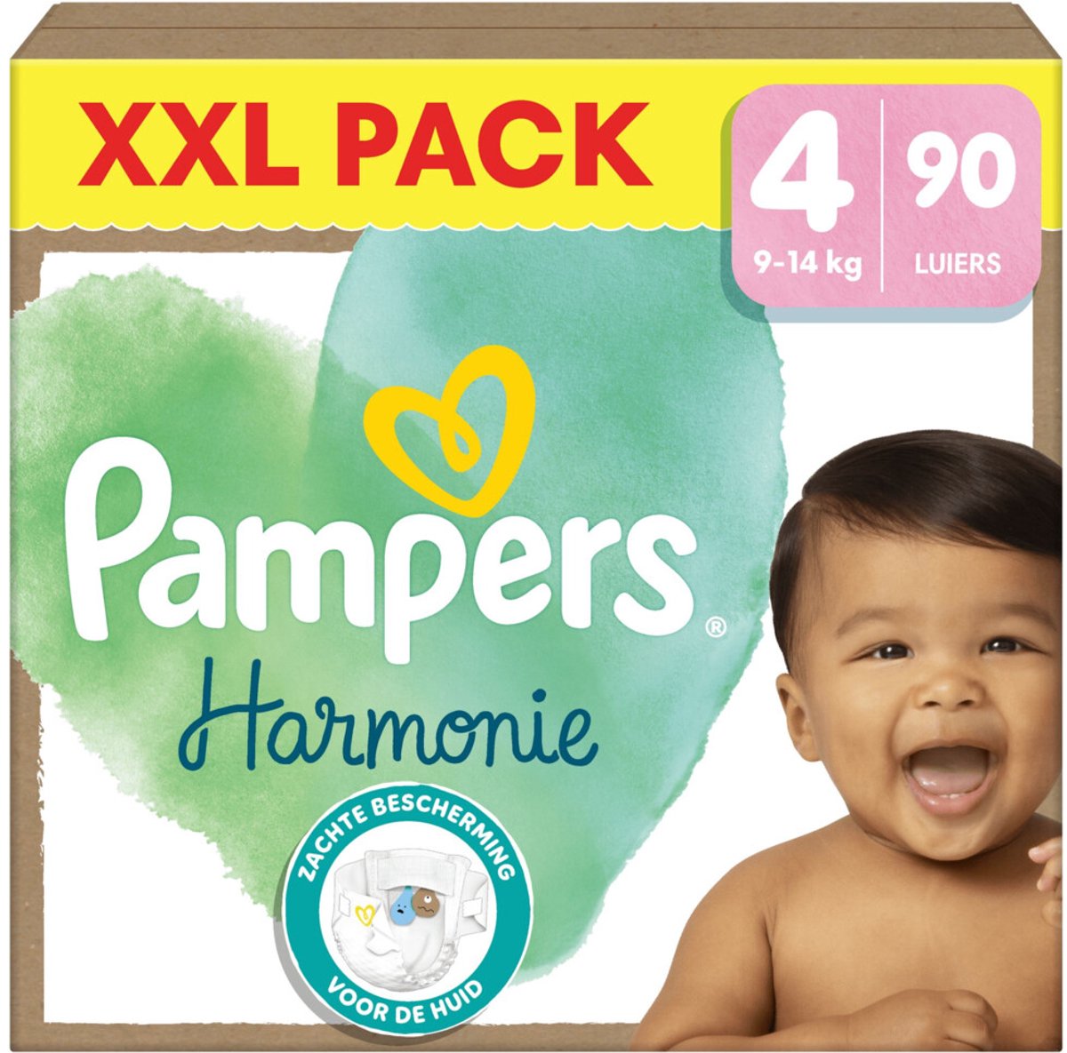 Pampers Harmonie luiers maat 4 | 90 stuks