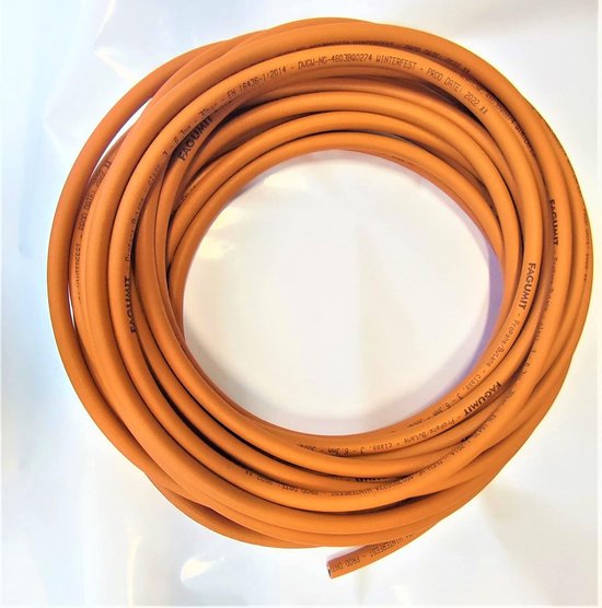 Zeer Flexibele Gasslang Propaan Butaan 1 Meter 30 Bar voor Camping en Kookapparatuur — afbeelding 2
