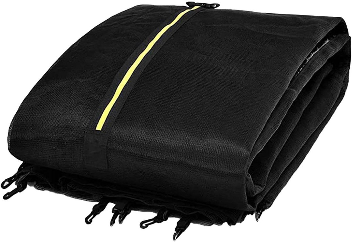 Trampoline Veiligheidsnet - Reserve Behuizing - Veilig Springen - Scheurvast PE Materiaal - 3 Meter Frame - Zwart
