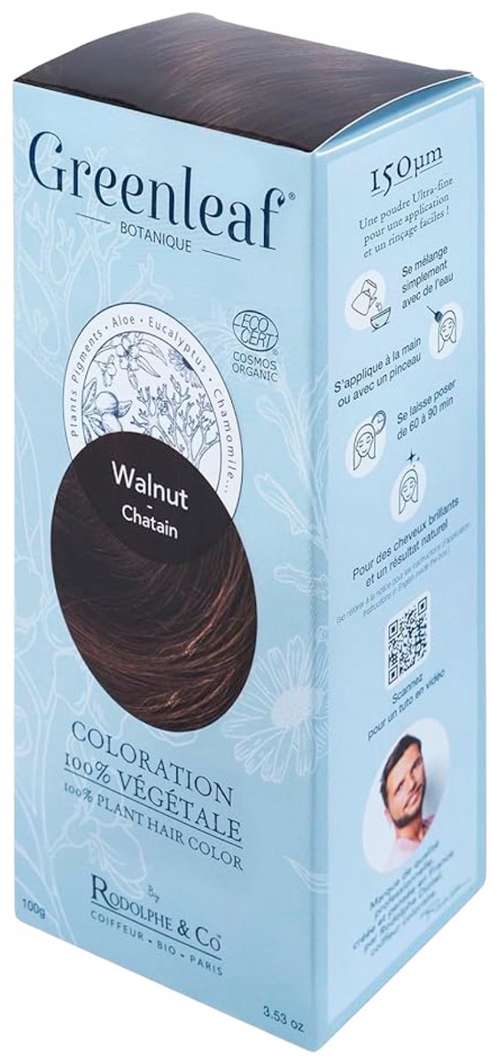 Greenleaf 100% Organische Haarkleur 100 g (Kleuren : Kastanje)